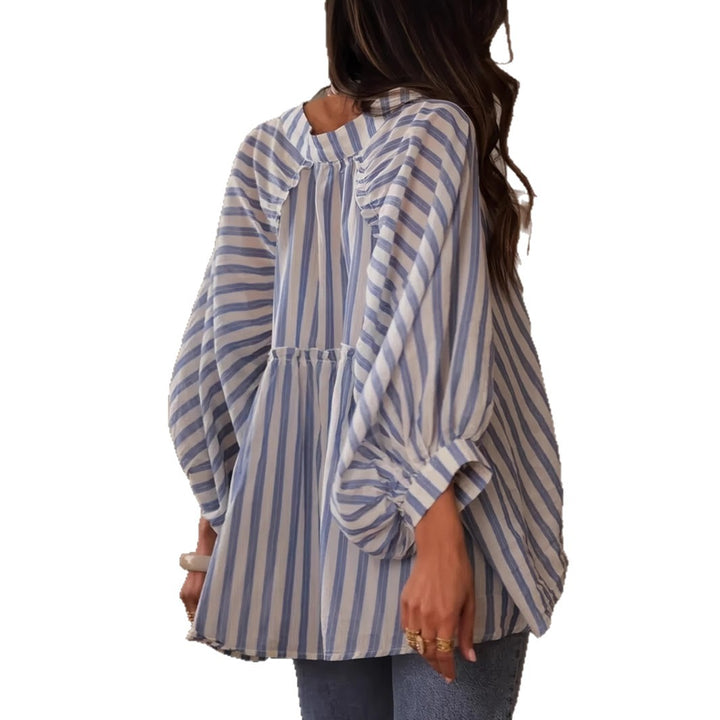 Feminine Casual Stribet Tunika Stilla