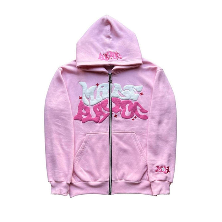 Kvinder Hoodie med unikt graffiti design Skovae