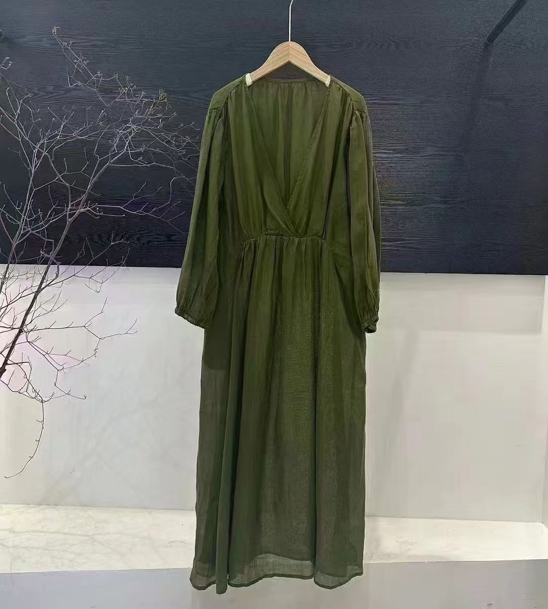 Femme Elegant Flydende Maxi Kjole Stilla