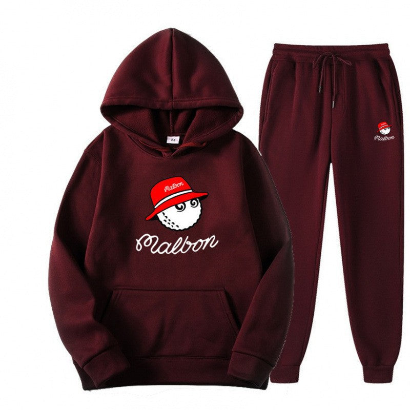 Kvinders fritids hoodie sæt med legende grafisk design og praktiske lommer Skovae