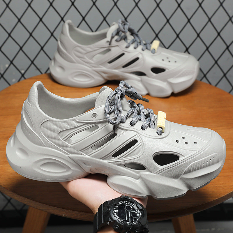 Femme Fashion-Forward Letvægts Sneakers med åndbart Cut-Out-design Stilla