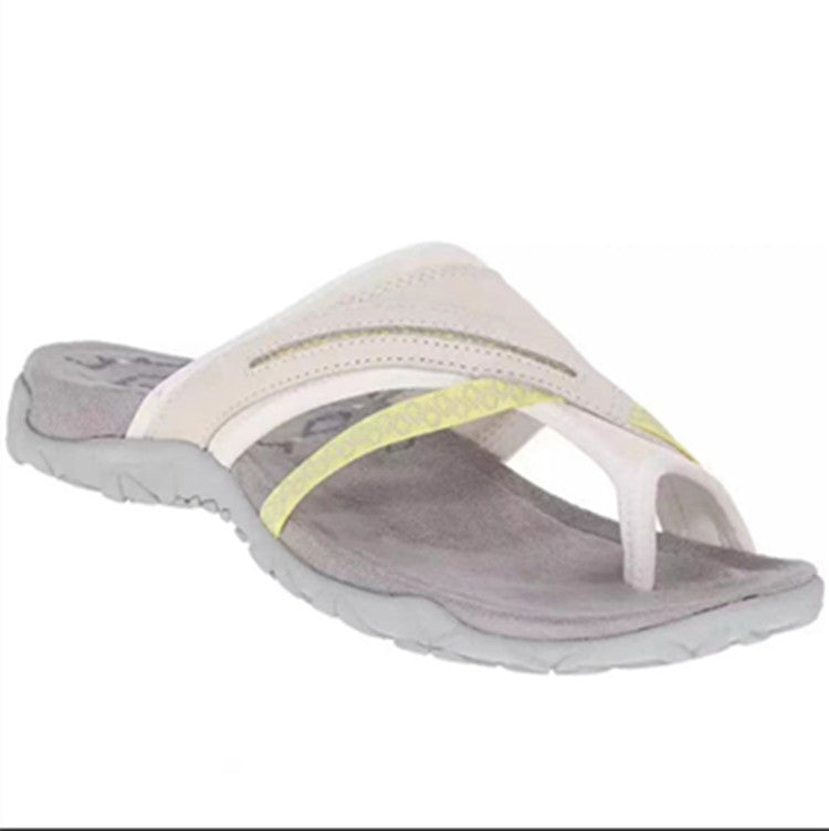Dame fodsenge-sandaler med ergonomisk form og skridsikker sål Stilla