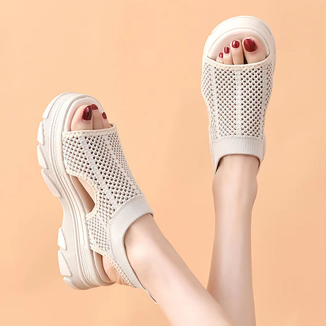 Dame Åndbare Sandaler med fleksibel Sål og sporty Design Stilla