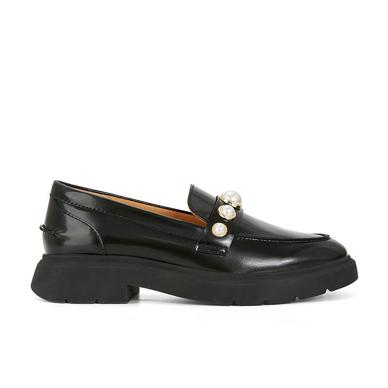 Dame elegante laksko med perleaccent Stilla