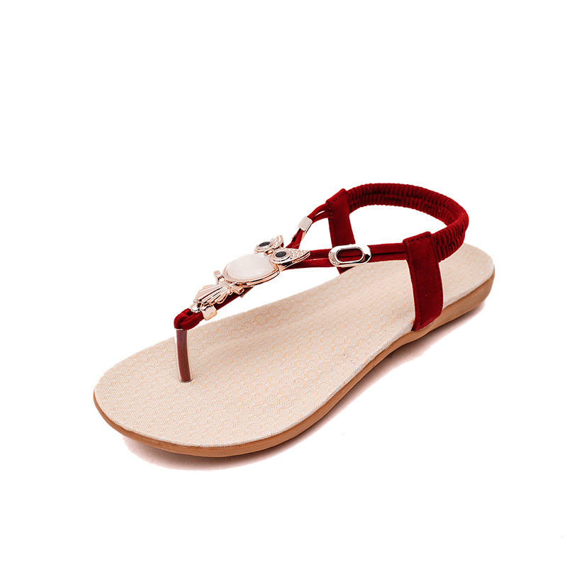 Dame fodvenlige flip-flops med legende designede vedhæng Stilla