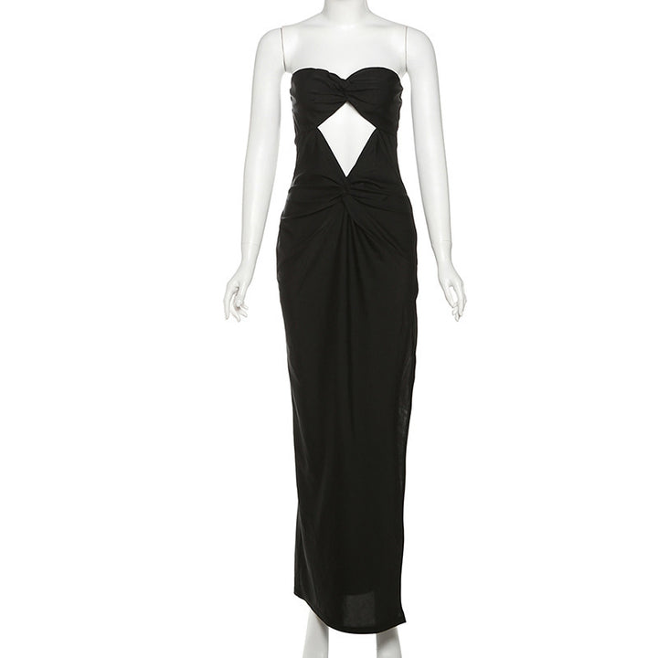 Dame Elegant Maxikjole med raffineret cut-out-design Stilla