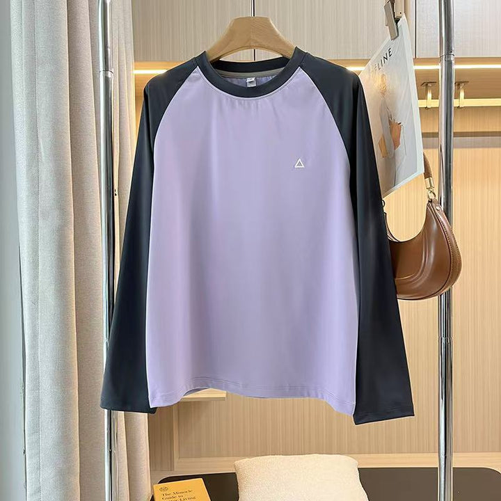 Kvinders sporty langærmet T-shirt med åndbare indsæt Stilla