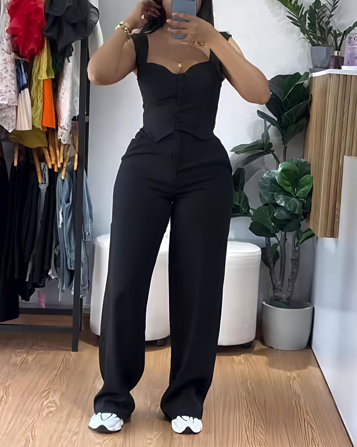Dame Elegant og figursyet Jumpsuit Skovae