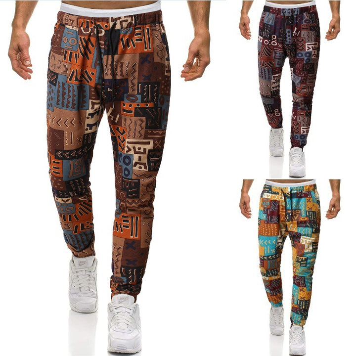 Herrer Stilfuld Urban Mønster Jogger-bukser Stilla