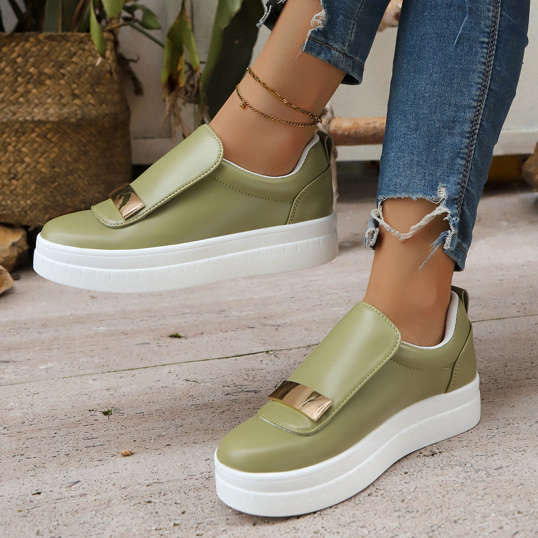 Dame sneakers med moderne velcro og komfortabel dæmpning Stilla