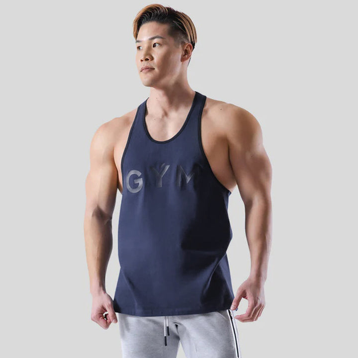 Herrer Fitness Tanktop med Racerback og åndbare egenskaber Stilla