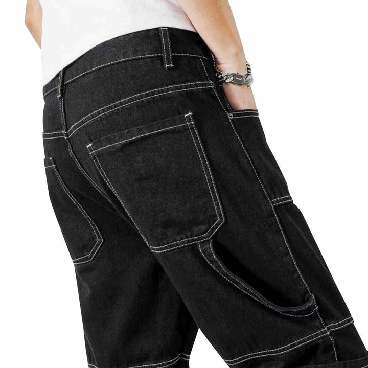 Herrer Cargo-Jeans med praktiske lommer og afslappet snit Stilla