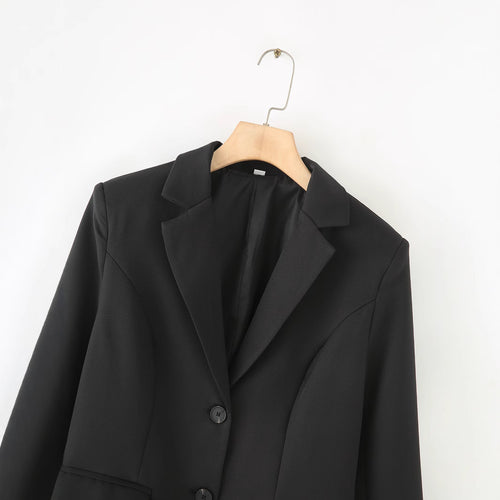 Femme figursyet blazer med lommeudsmykninger Stilla