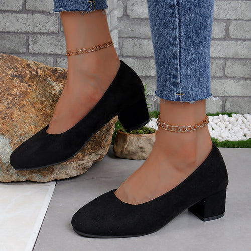 Dame Elegante Pumps med behagelig indersål og stabil hælhøjde Stilla