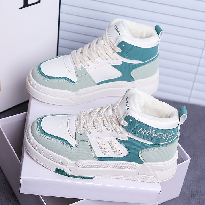 Dame High-Top Sneakers med behageligt indlæg og robust såleprofil Stilla