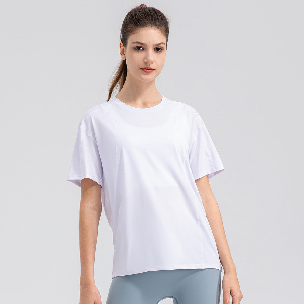 Dame Sporty funktionelt T-shirt med åndbar teknologi og løs pasform Stilla