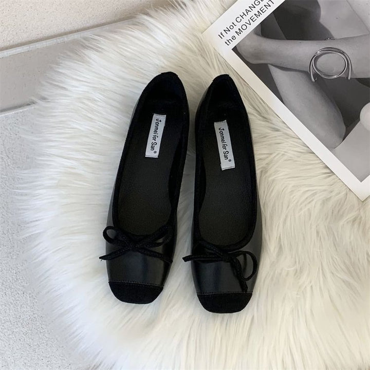 Dame Ballerinas med elegant sløjfe-design og ædel fodseng Stilla