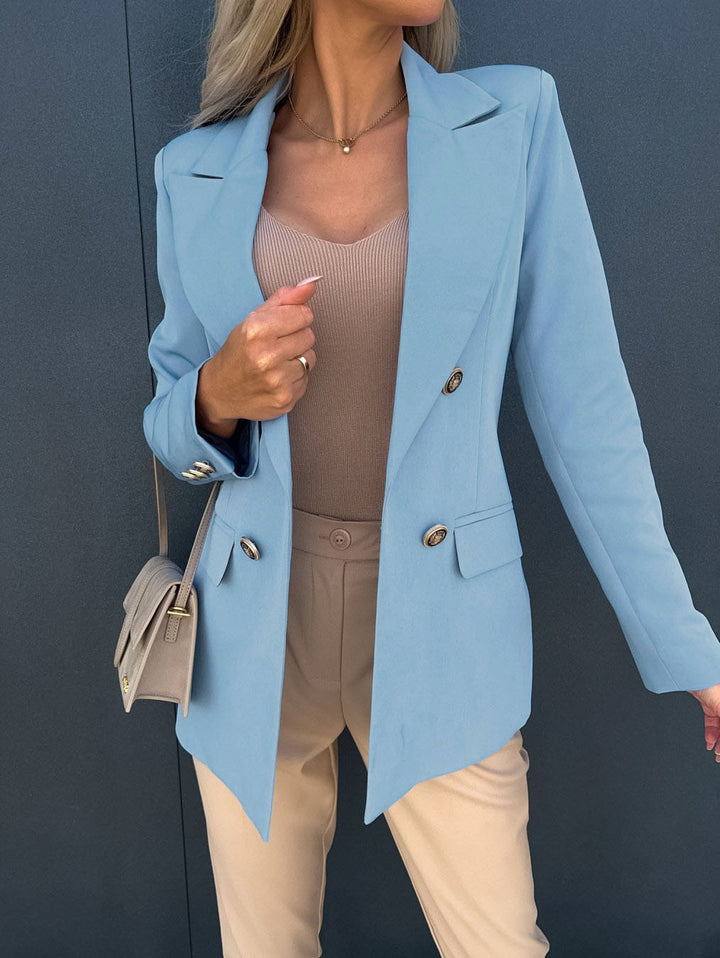 Dame elegant blazer i klassisk snit Stilla