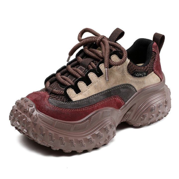 Femme Chunky Fashion-sneaker med forhøjet sål og stilige elementer Stilla
