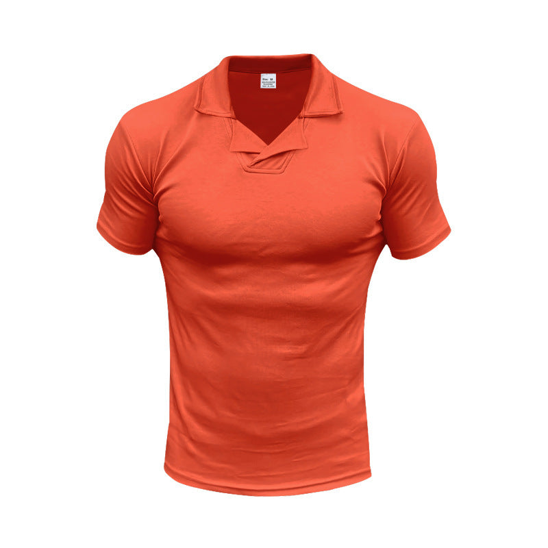 Herren Poloshirt med moderne krave og åndbar struktur Stilla