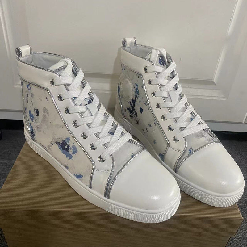 Femme High-Top Fashion Sneakers med kunstnerisk design Stilla