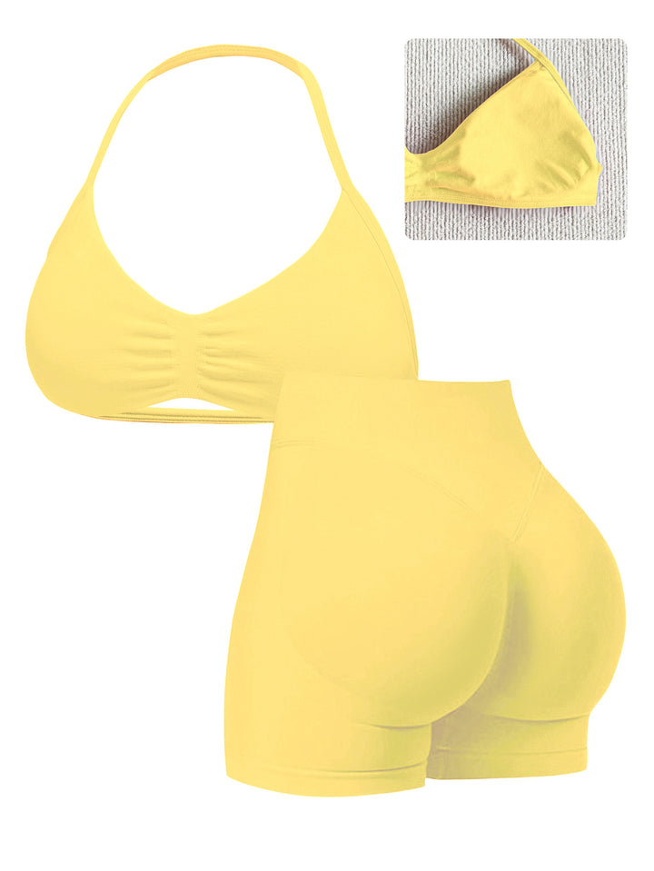 Dame Sporty Bikini med polstret top og høj talje Skovae