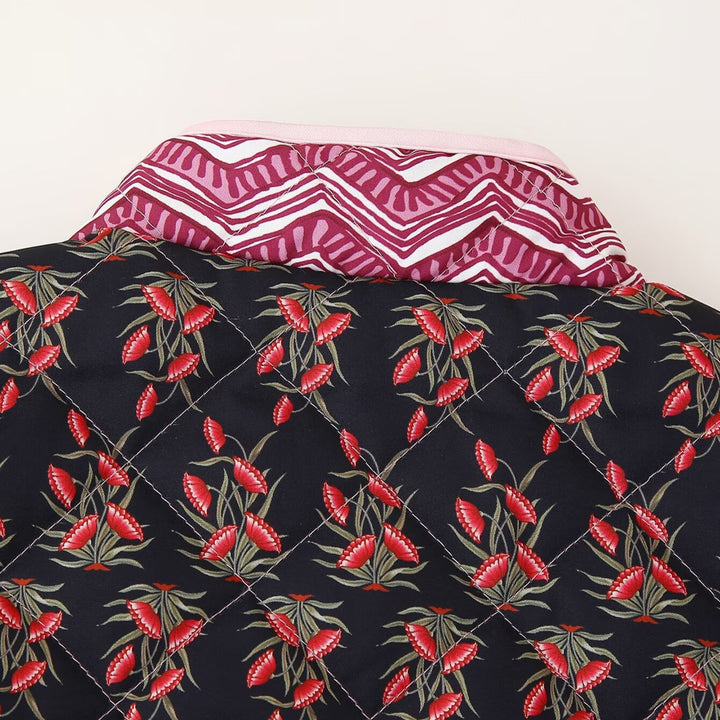 Femme Stepp-Patchwork-Jakke Stilla