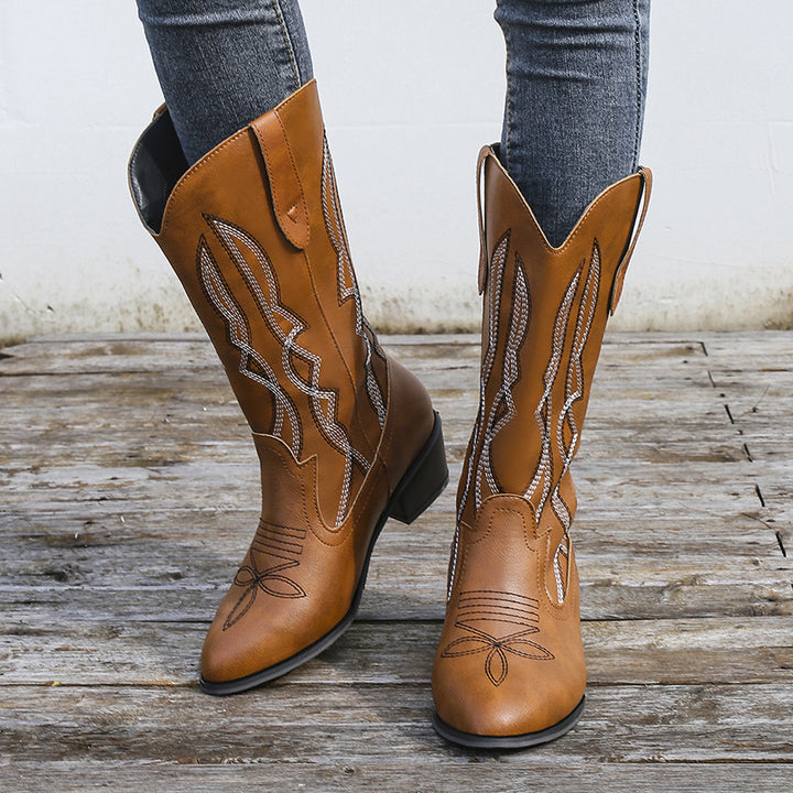 Dames cowboystøvler med elegant design og fashionable detaljer Stilla