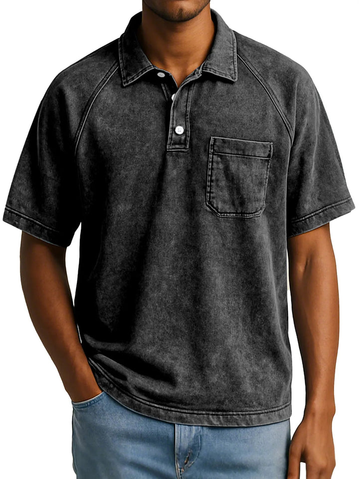 Herrer Fritid Vintage Polo Shirt Stilla