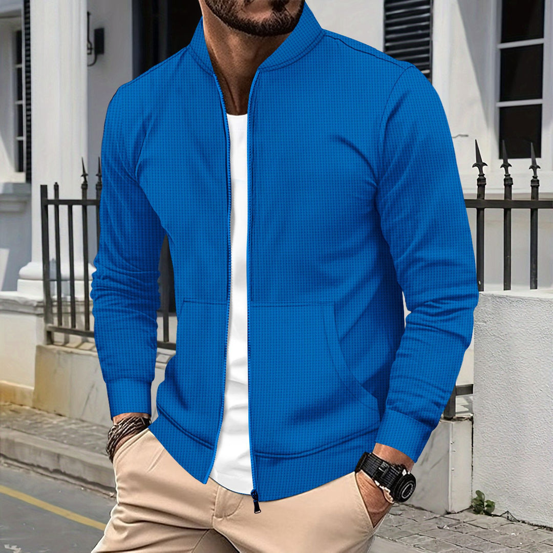 Herrer Sportslig Zip-Up Hoodie Stilla