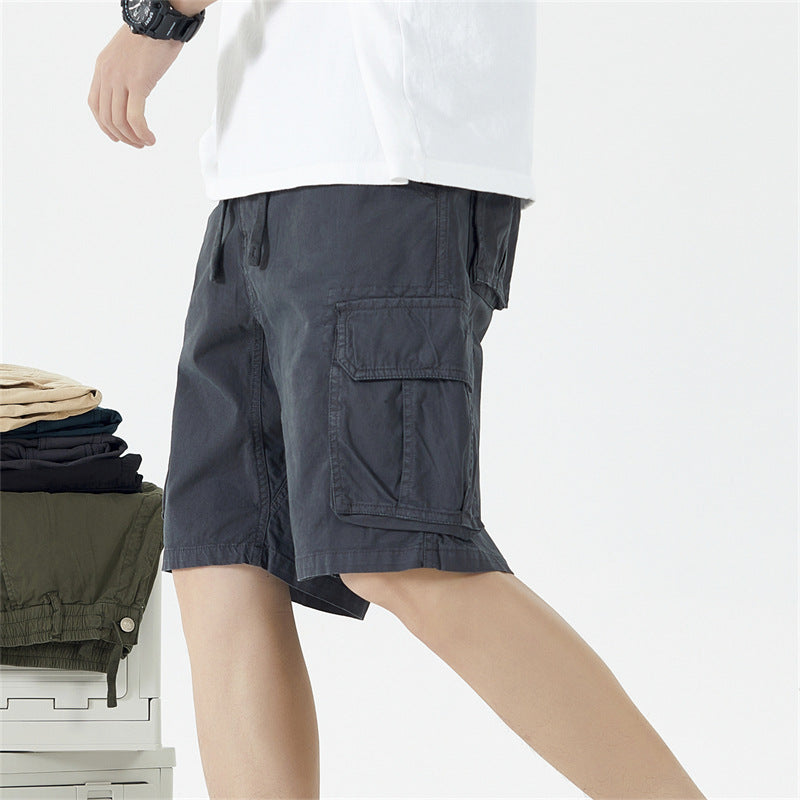 Herre let cargo-shorts med flere praktiske lommer Stilla