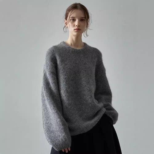 Kvinders hyggelige oversized sweater med blødt materiale