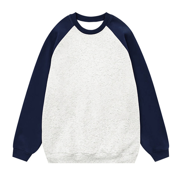 Dame Casual Farveblok Langærmet T-Shirt Stilla