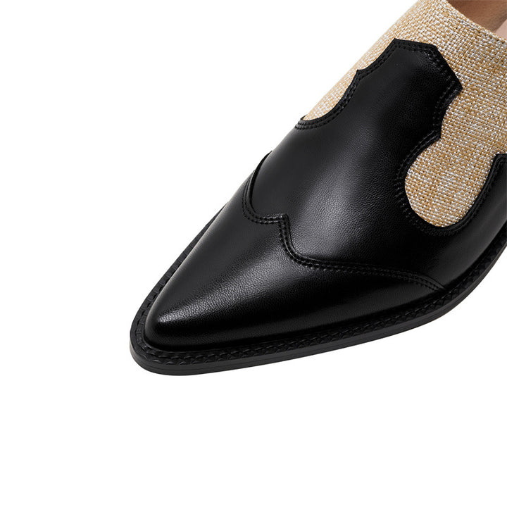 Femme Elegante Slip-On Mules med iøjnefaldende udskæringsdesign Stilla