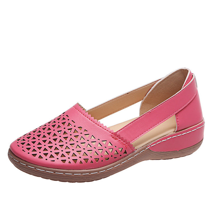 Dame Komfortable Slingback-Sko med åndbart design Stilla