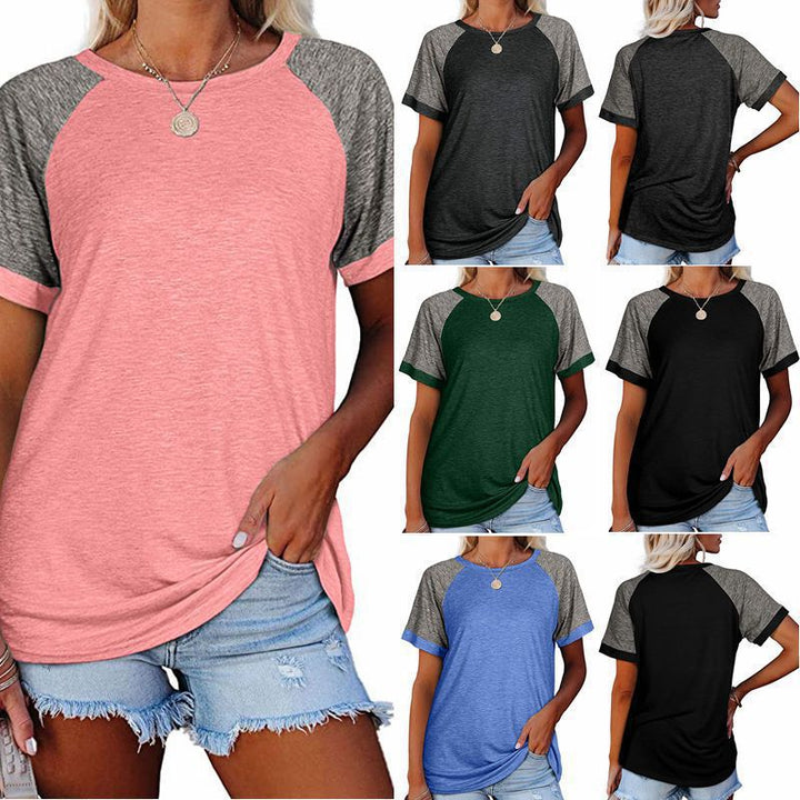 Dame Sporty fritids-T-shirt med stilfulde raglanærmer Stilla
