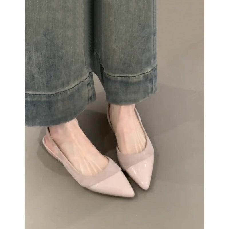 Dame Slingback Pumper med spids tå Stilla
