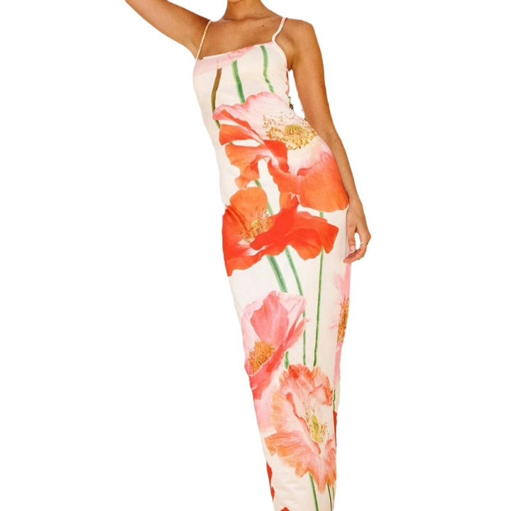 Dame Blomst Maxi Kjole Stilla