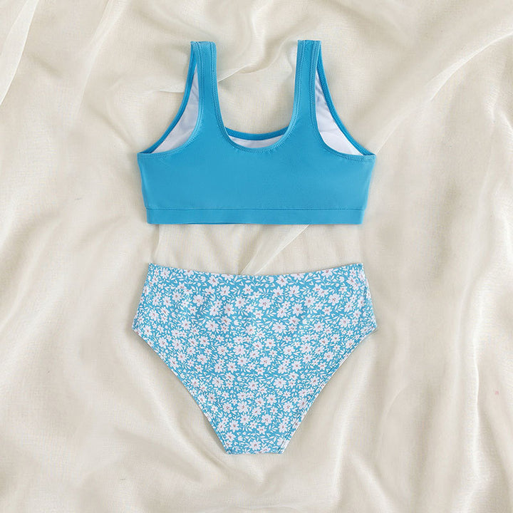 Dame Bikini-sæt med sporty top og høj talje Stilla
