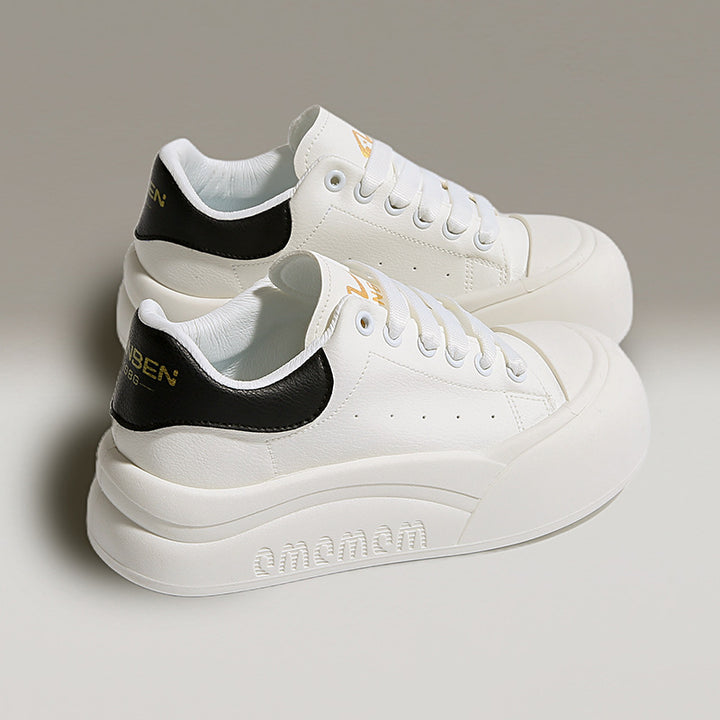 Dame Chunky Sneakers med polstret platformssål og åndbart overmateriale Stilla