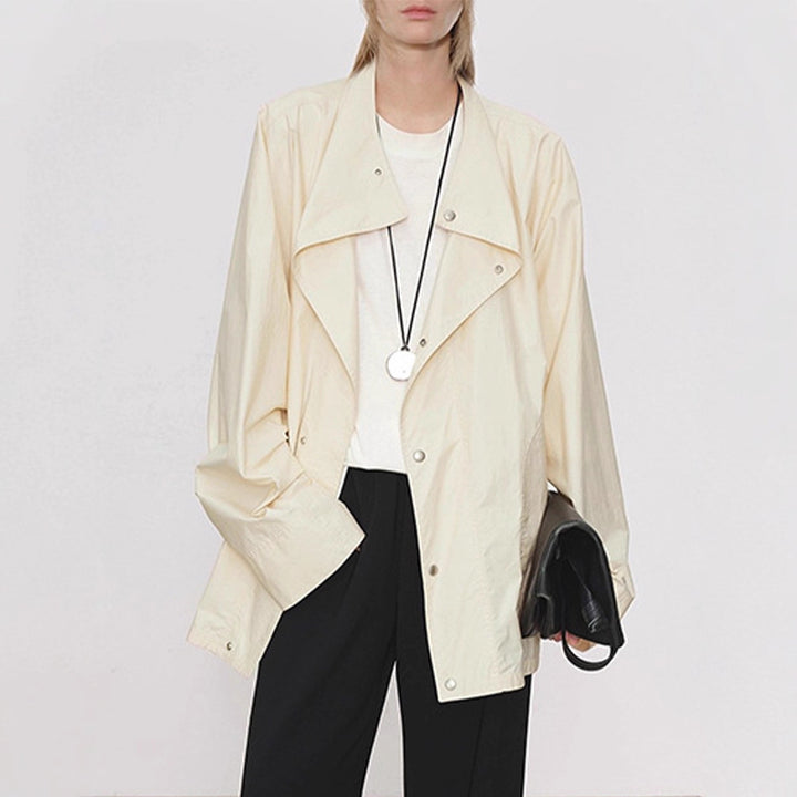 Dame elegant overgangsjakke i oversized snit Stilla