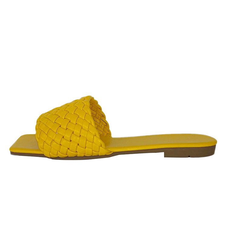 Damer Flettede Sandaler med bred rem og skridsikker sål Stilla