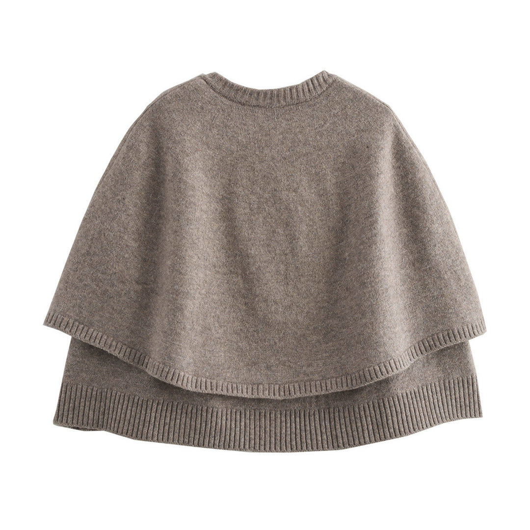 Femme Classic Button-Up Cape Sweater Stilla