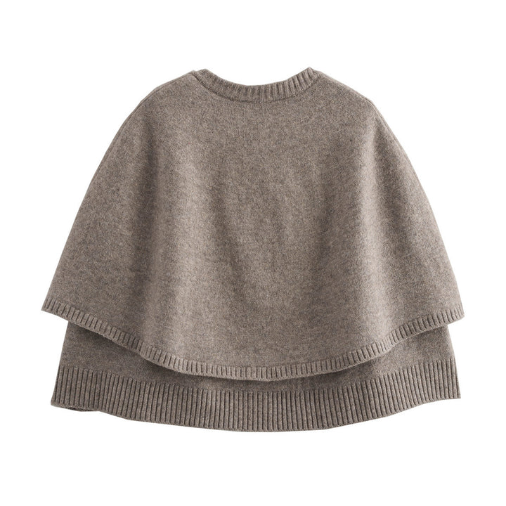 Femme Classic Button-Up Cape Sweater Stilla