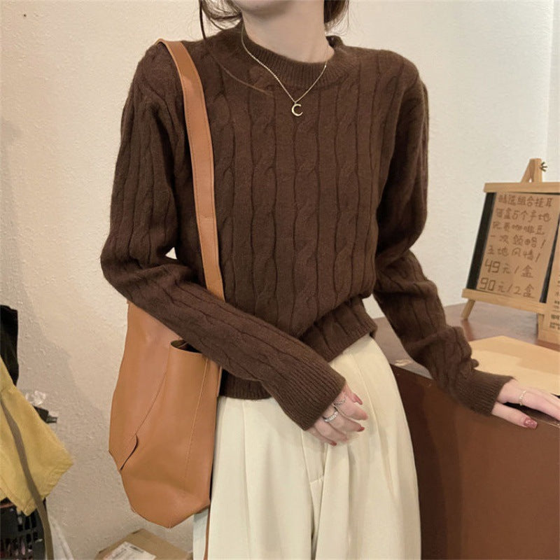Femme Kabelstrik-Cardigan Sweater Stilla