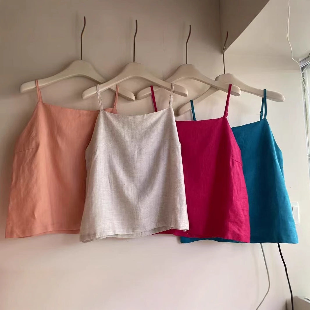 Femme Let Spaghetti-Strop Tanktop Stilla