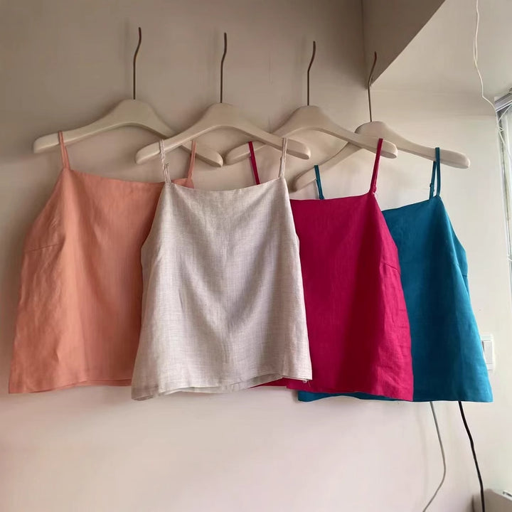 Femme Let Spaghetti-Strop Tanktop Stilla