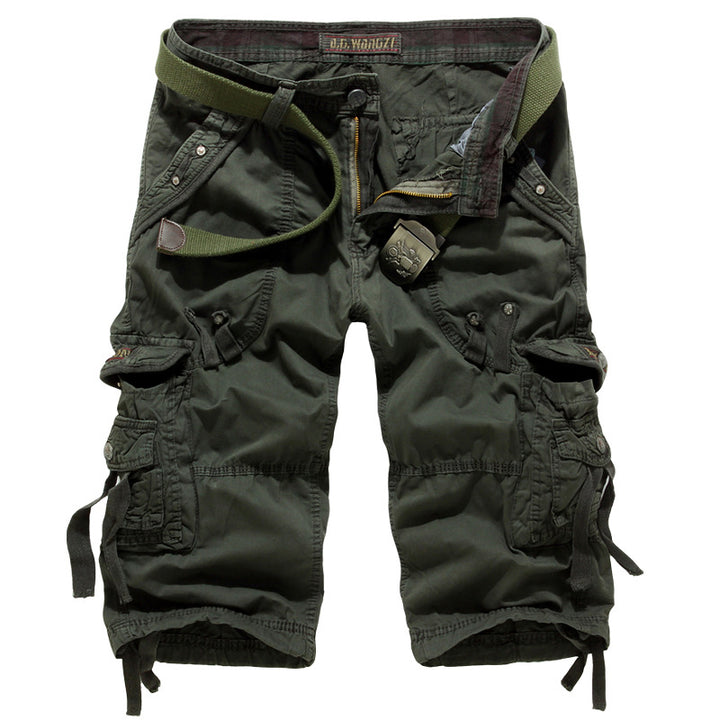 Herrer Cargo Shorts med flere lommer Stilla