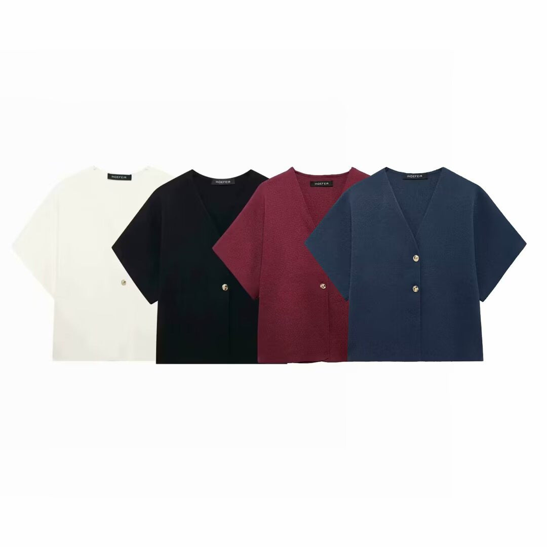 Femme Relaxed Fit Button-Up Bluse Stilla