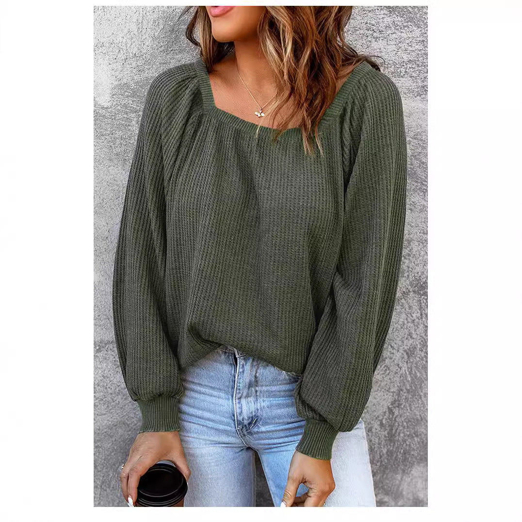 Dame Løs Sweater med voluminøse Ærmer Stilla